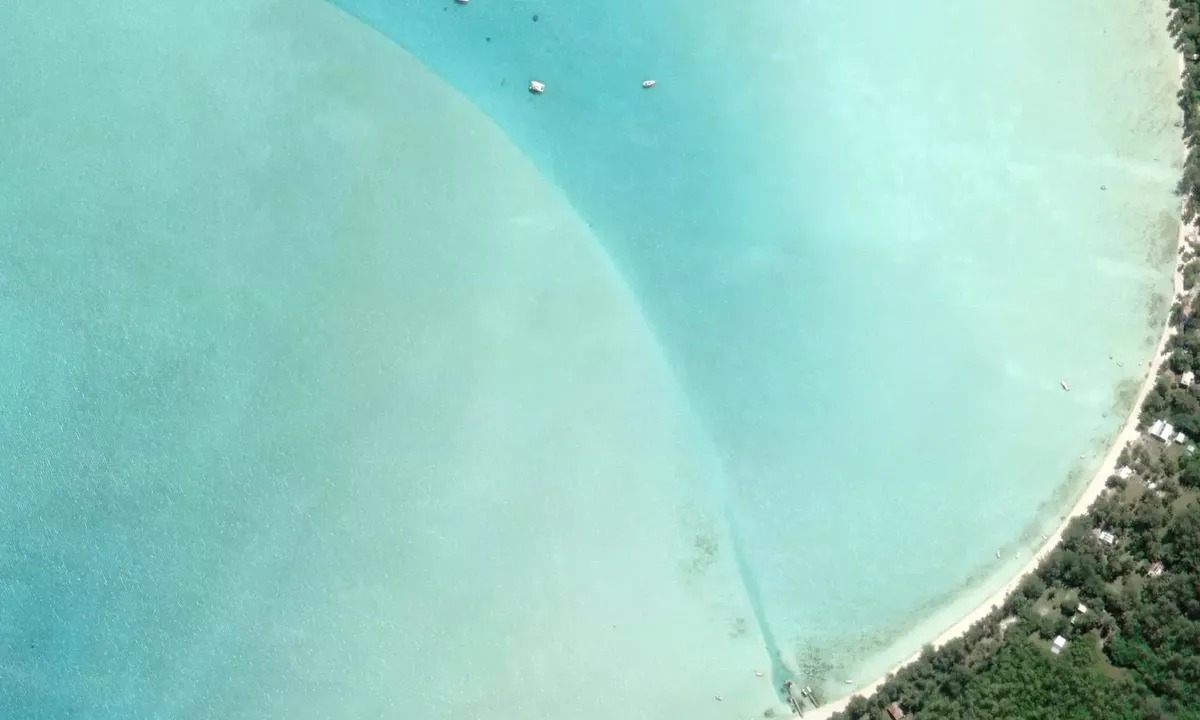 Satelite image of Taurere