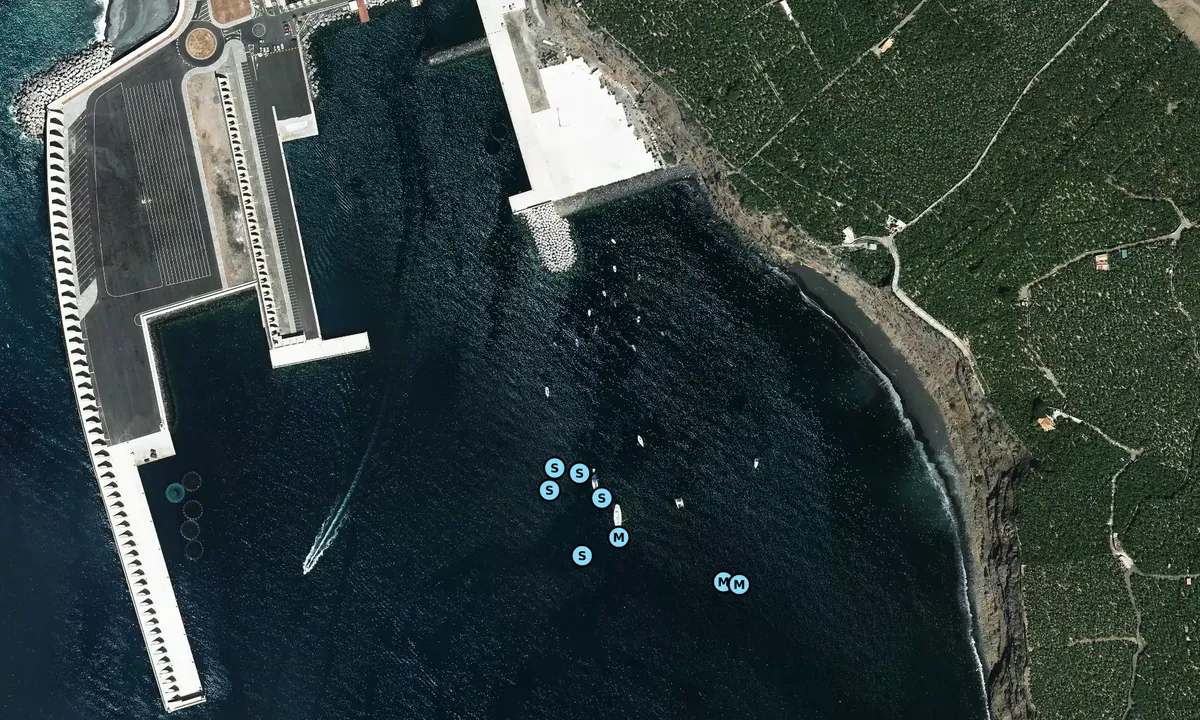 Satelite image of Tazacorte Bay