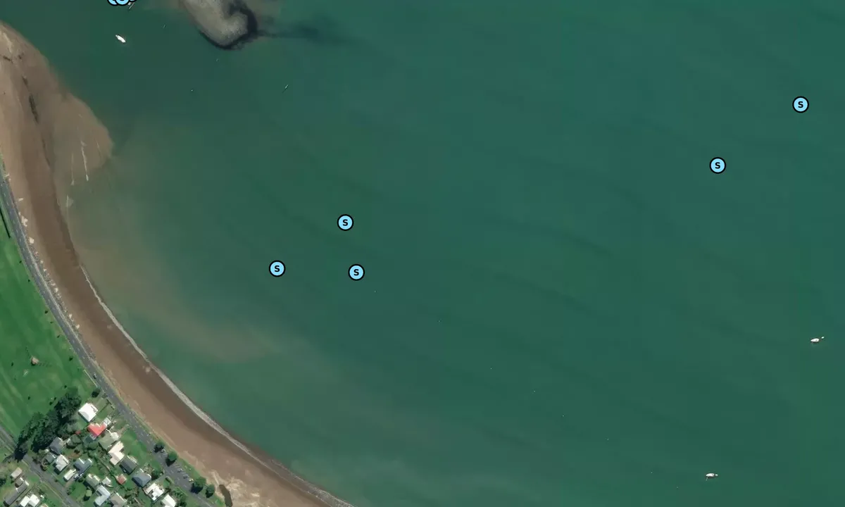 Satelite image of Te Ti Bay