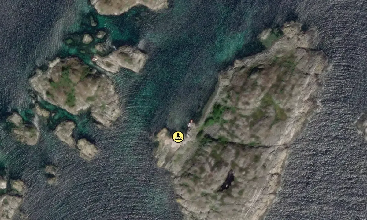 Satelite image of Teistholmen