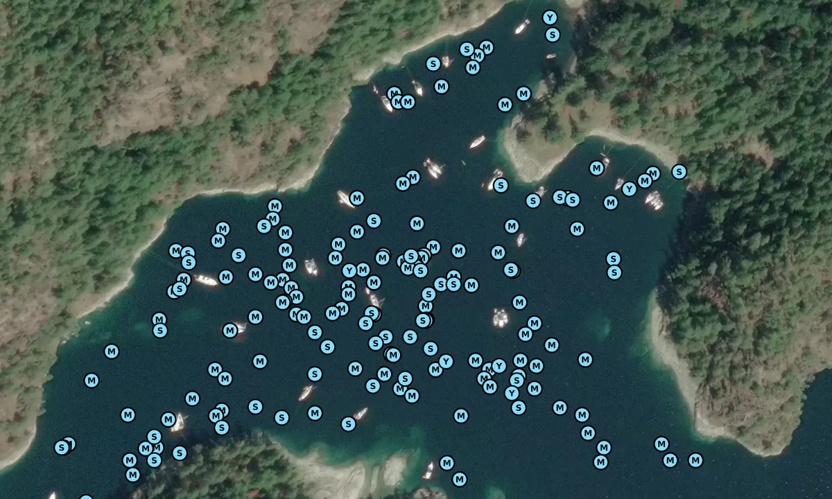 Satelite image of Tenedos Bay - north