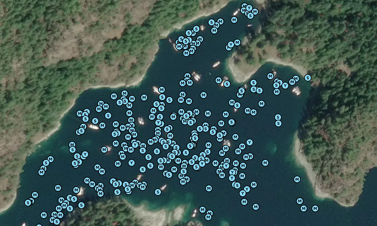 Satelite image of Tenedos Bay - north