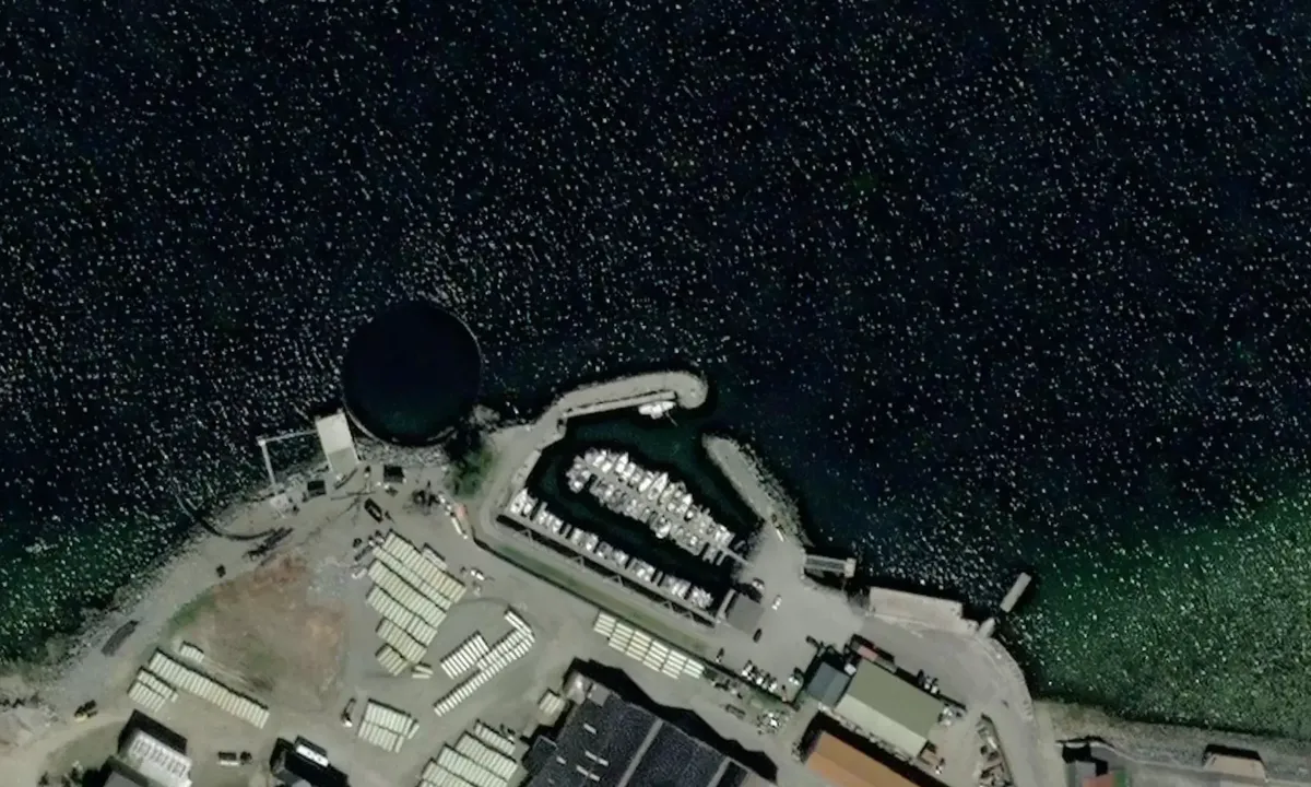 Satelite image of Terråk