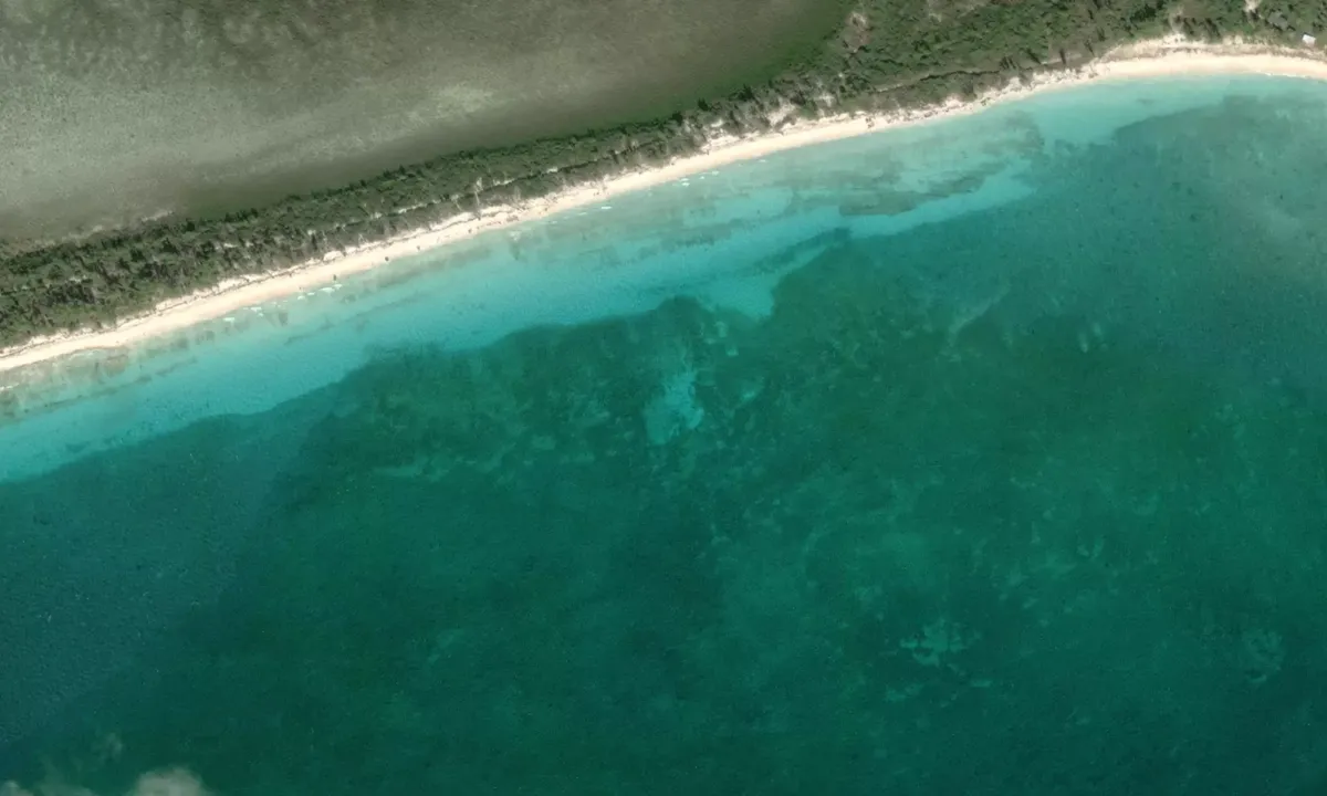 Flyfoto av Texaco Cove