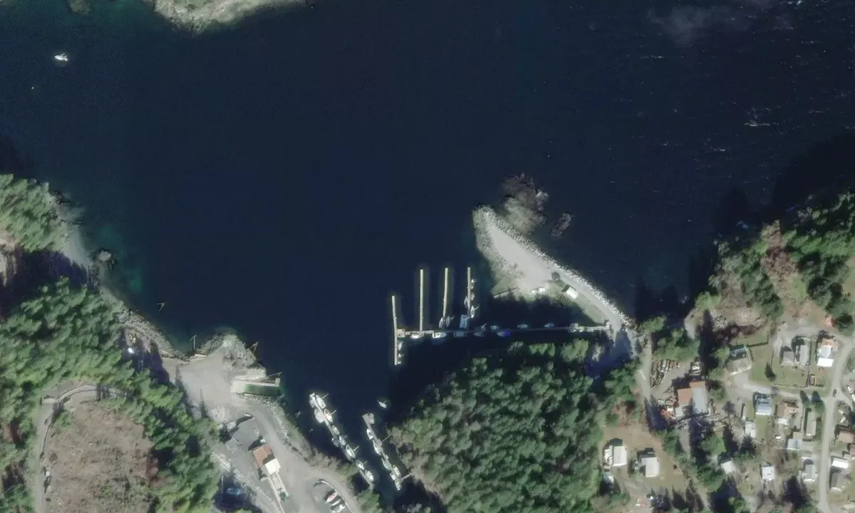 Flyfoto av Texada Boating Club