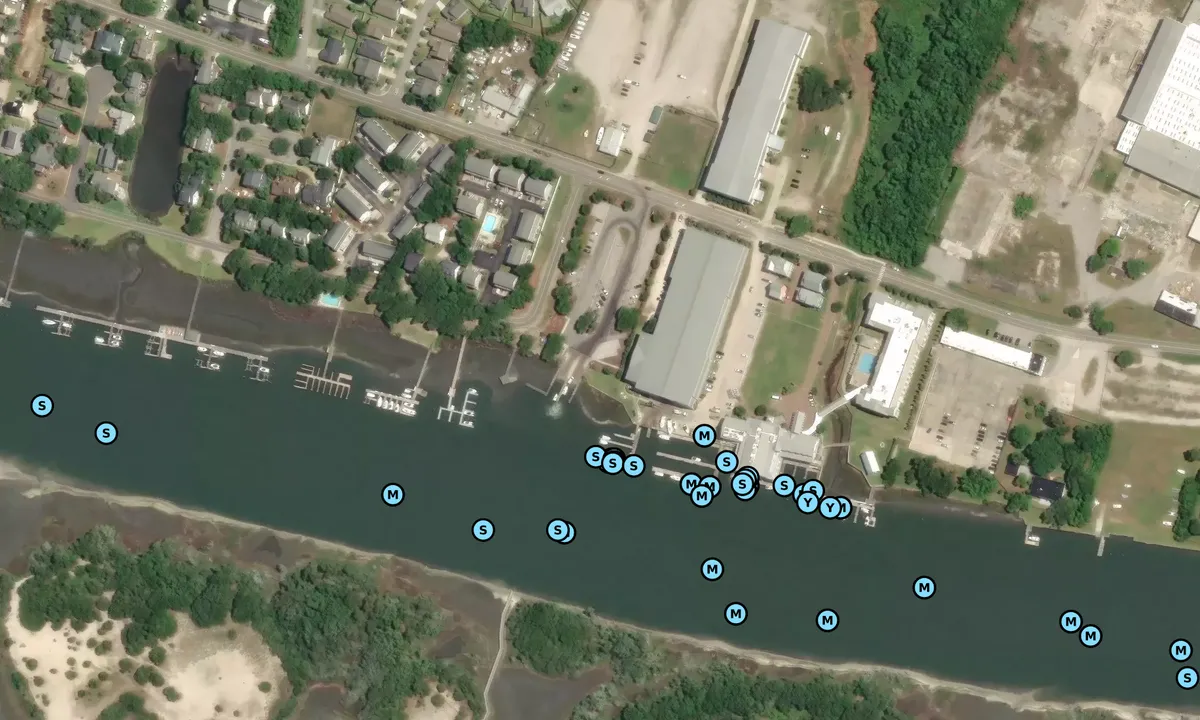 Satelite image of The Boathouse at Front Street Village
