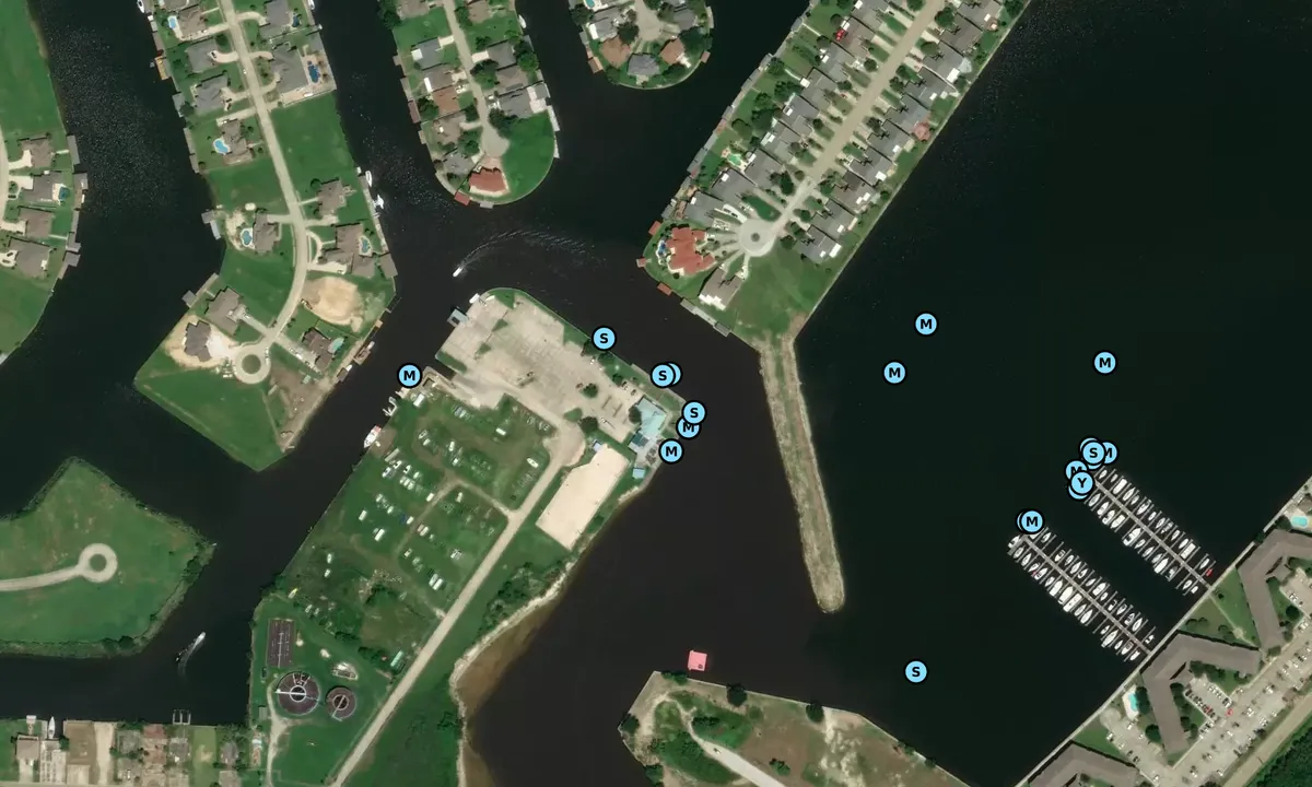 Satelite image of The Dock