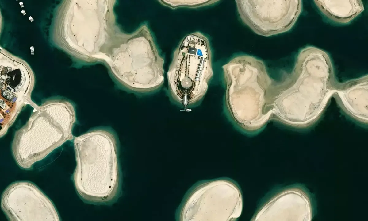 Satelite image of The Island Beach Club