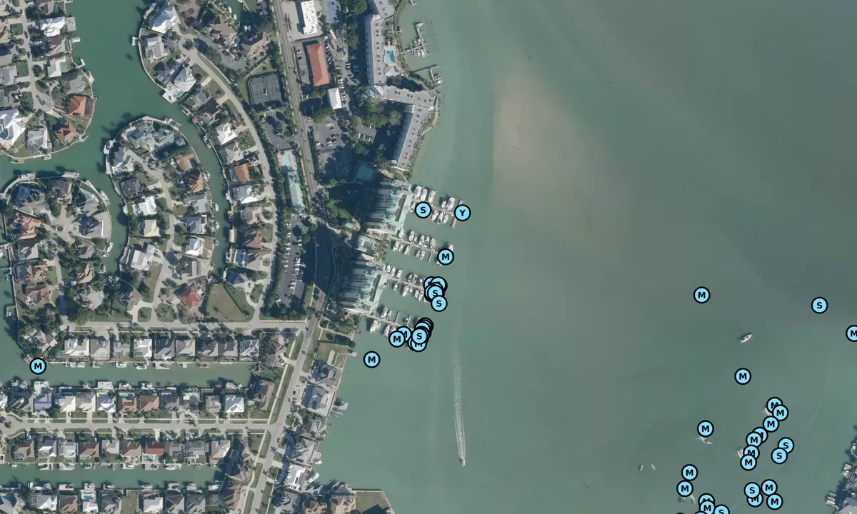 Satelite image of The Marina at Factory Bay