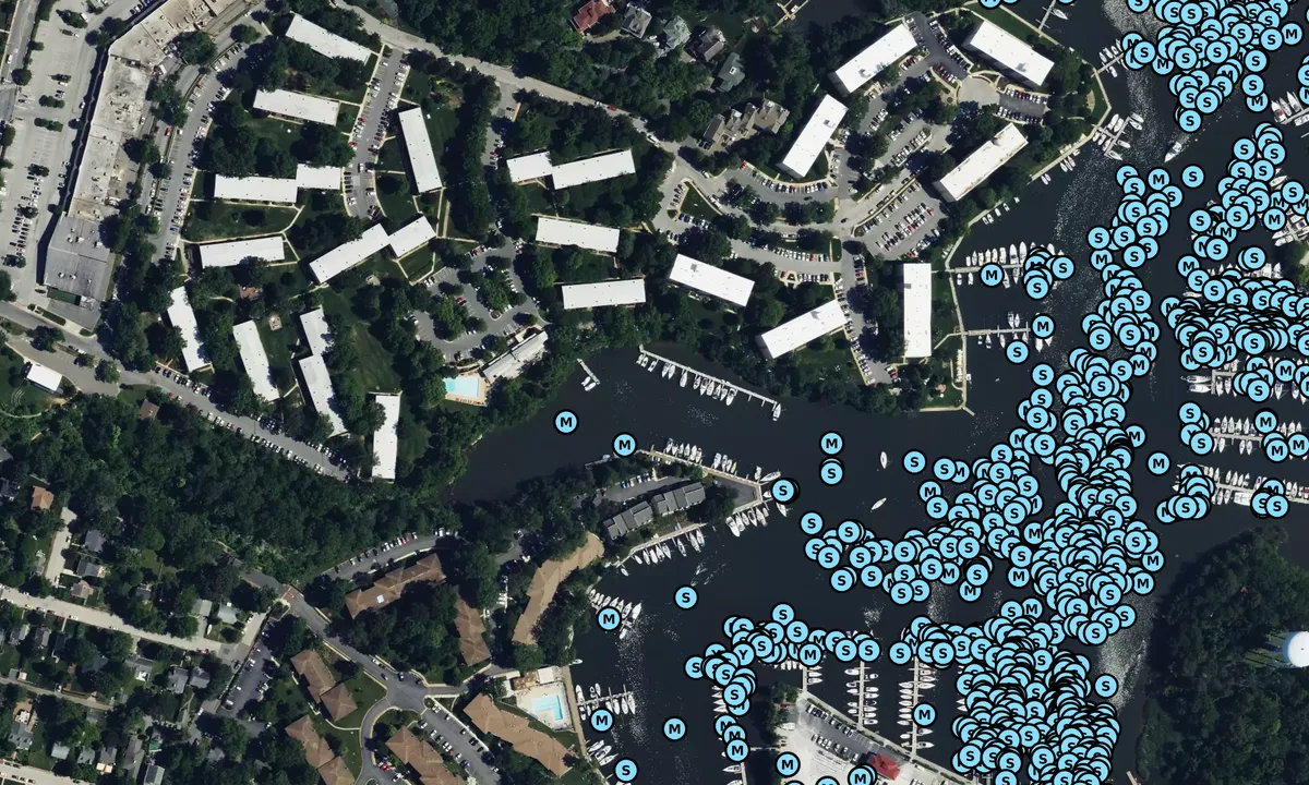 Satelite image of The Marina at Nautilus Point