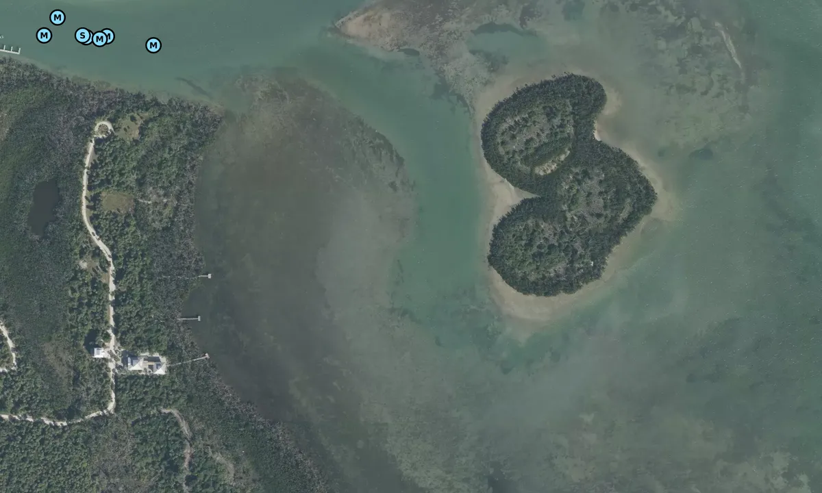 Satelite image of Thornton Key Spoil