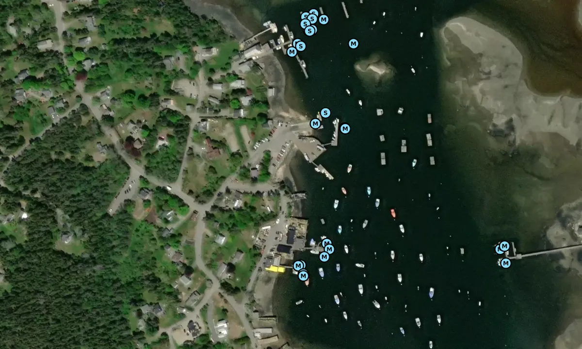 Satelite image of Thurston's Lobster Pound