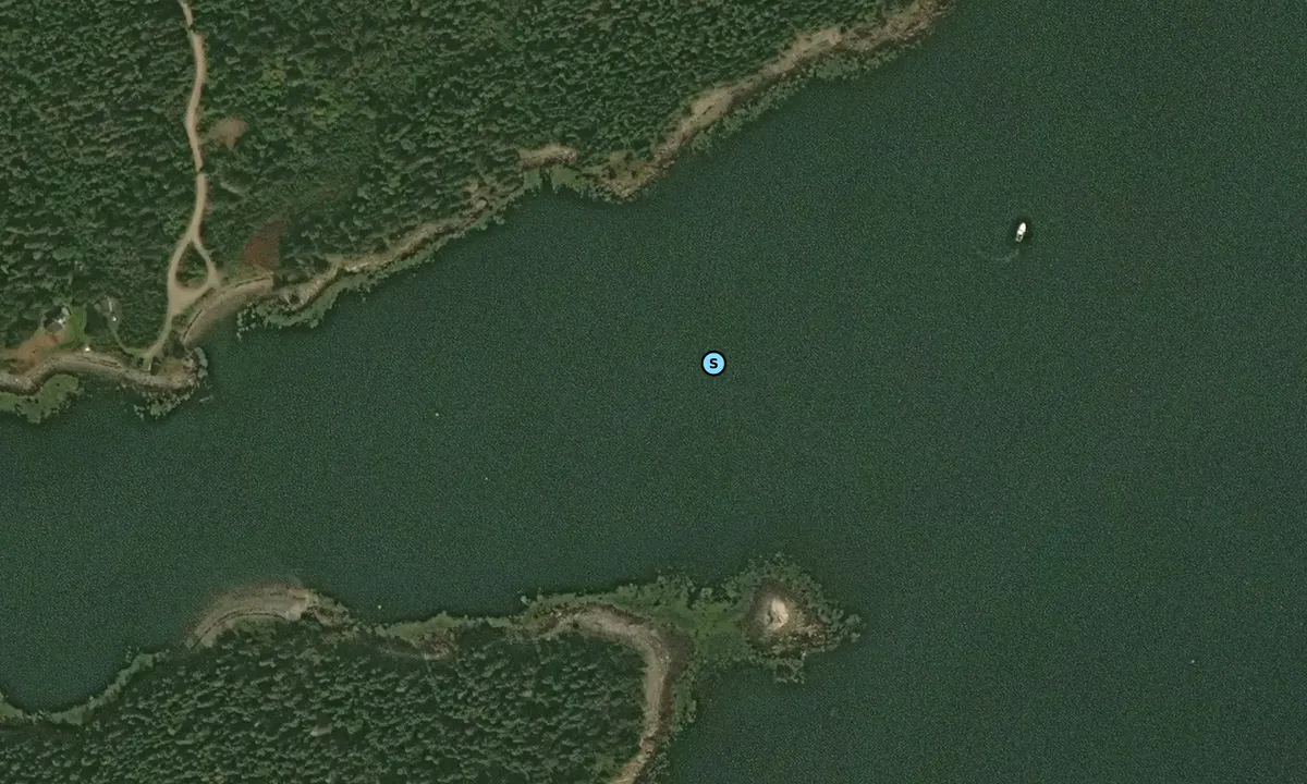 Satelite image of Tibbett Island