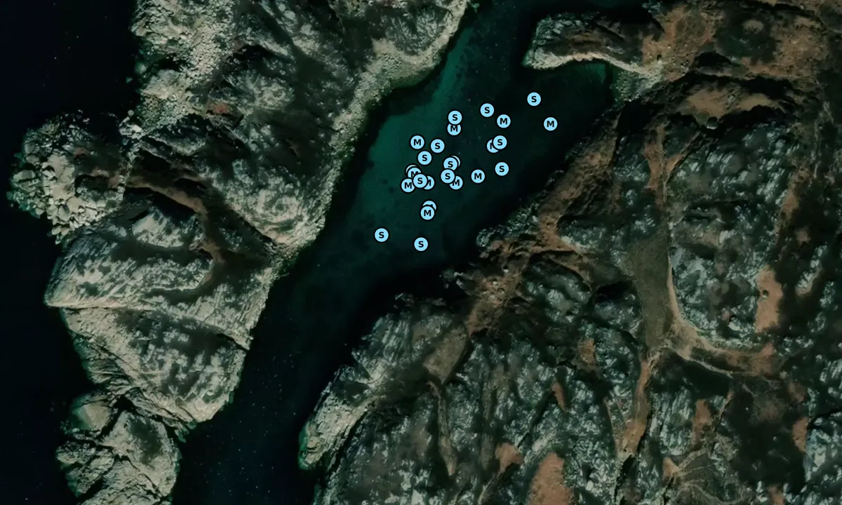 Satelite image of Tinker's Hole