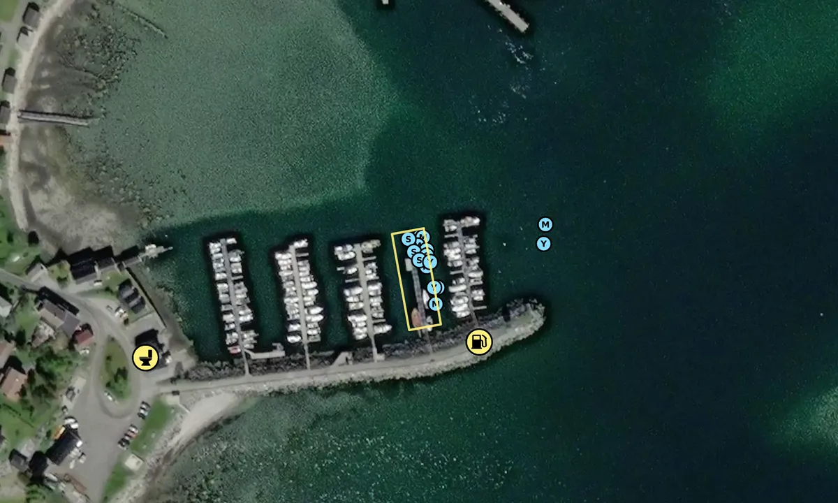 Satelite image of Tjøtta