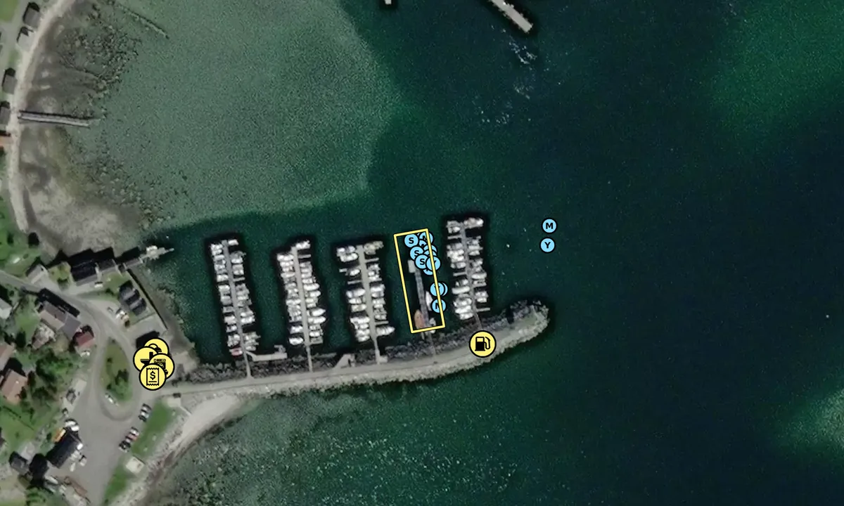 Satelite image of Tjøtta