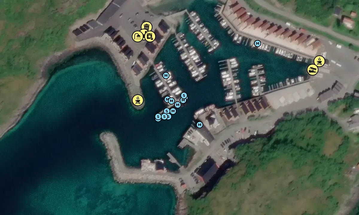 Satelite image of Tonnes Havn