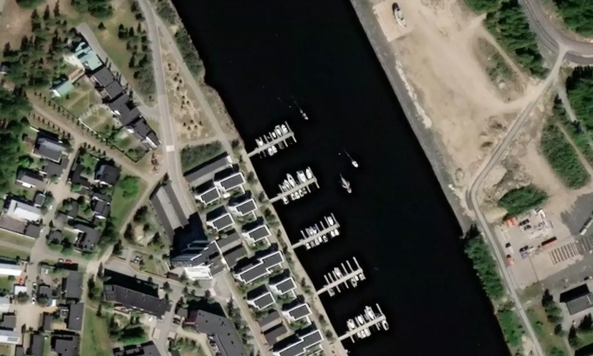 Satelite image of Toppilansaaren venesatama