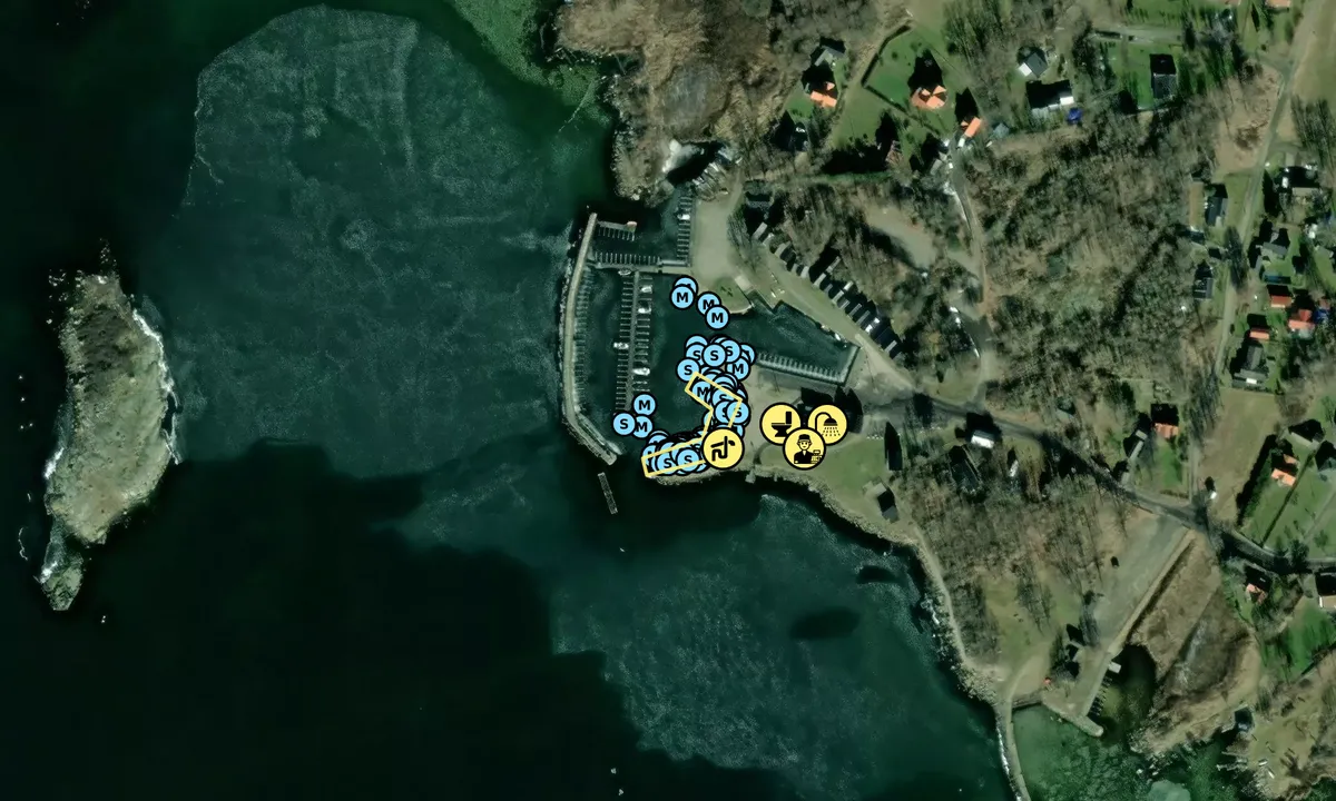 Satelite image of Torhamn Gästhamn