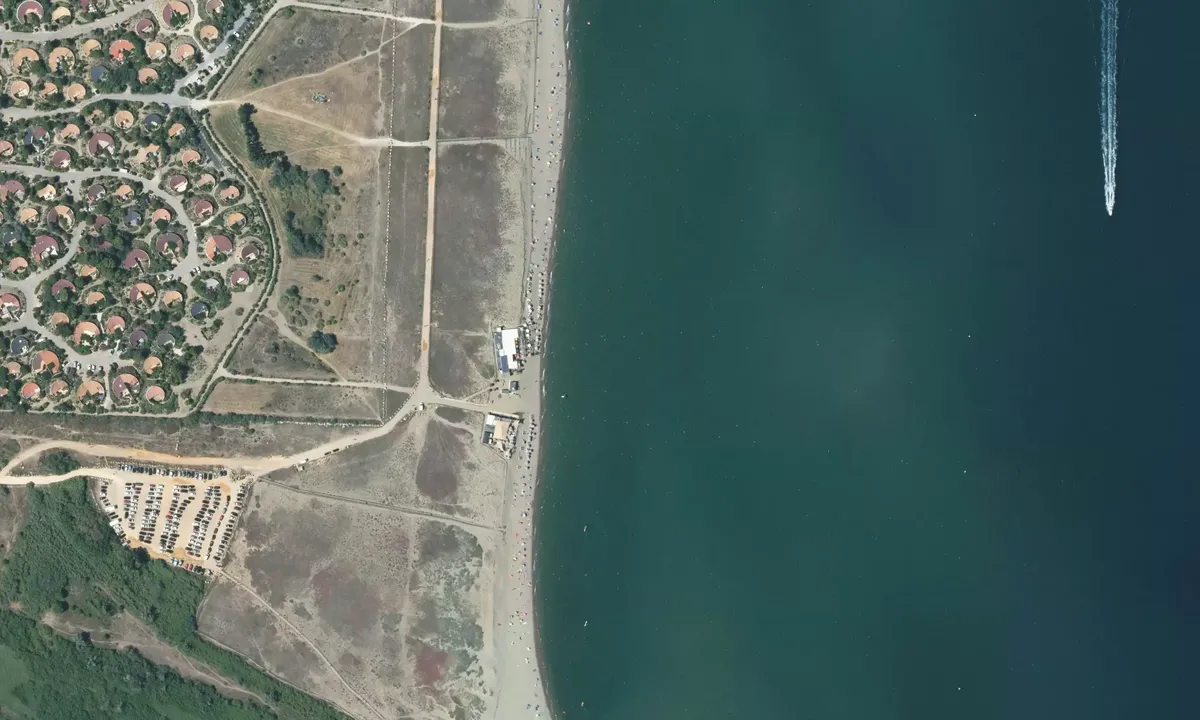 Satelite image of Torreilles-Plage