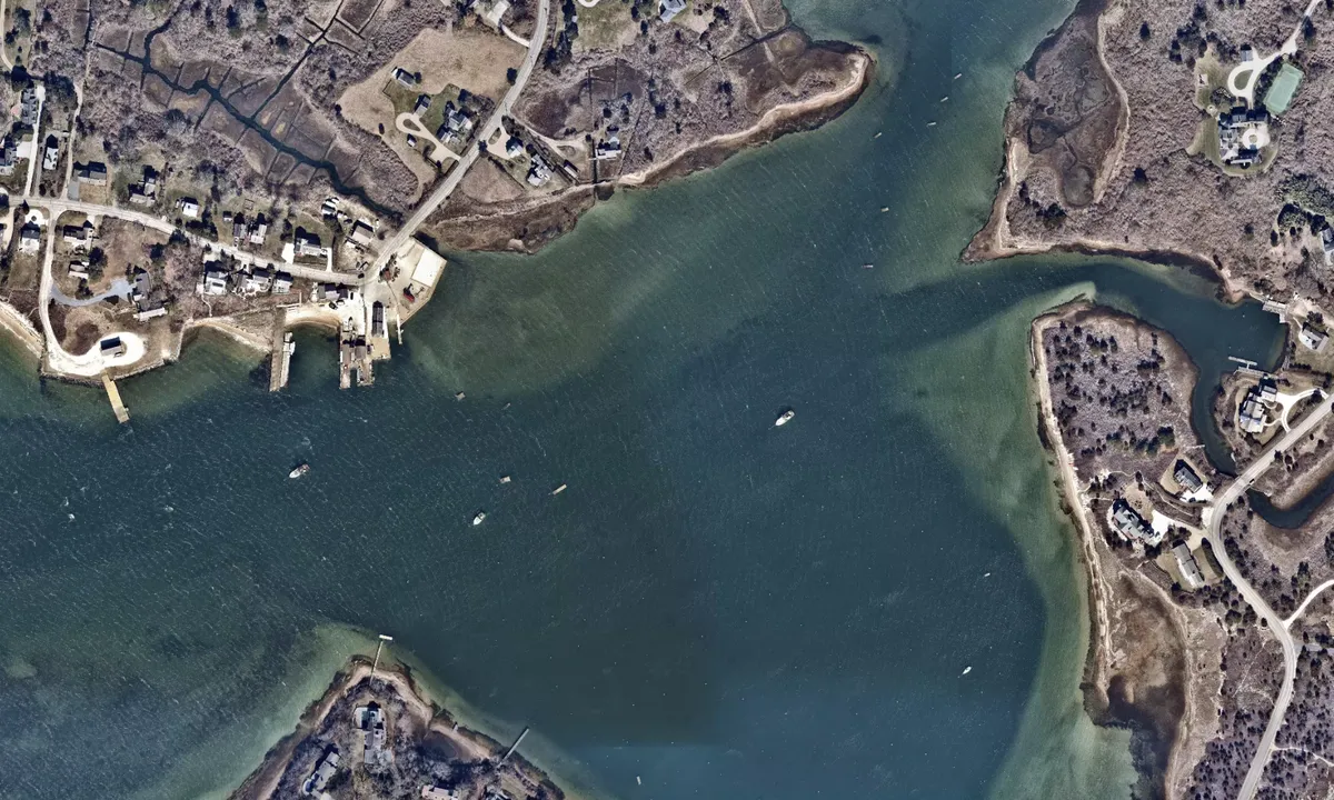 Flyfoto av Town of Chatham Mooring Field