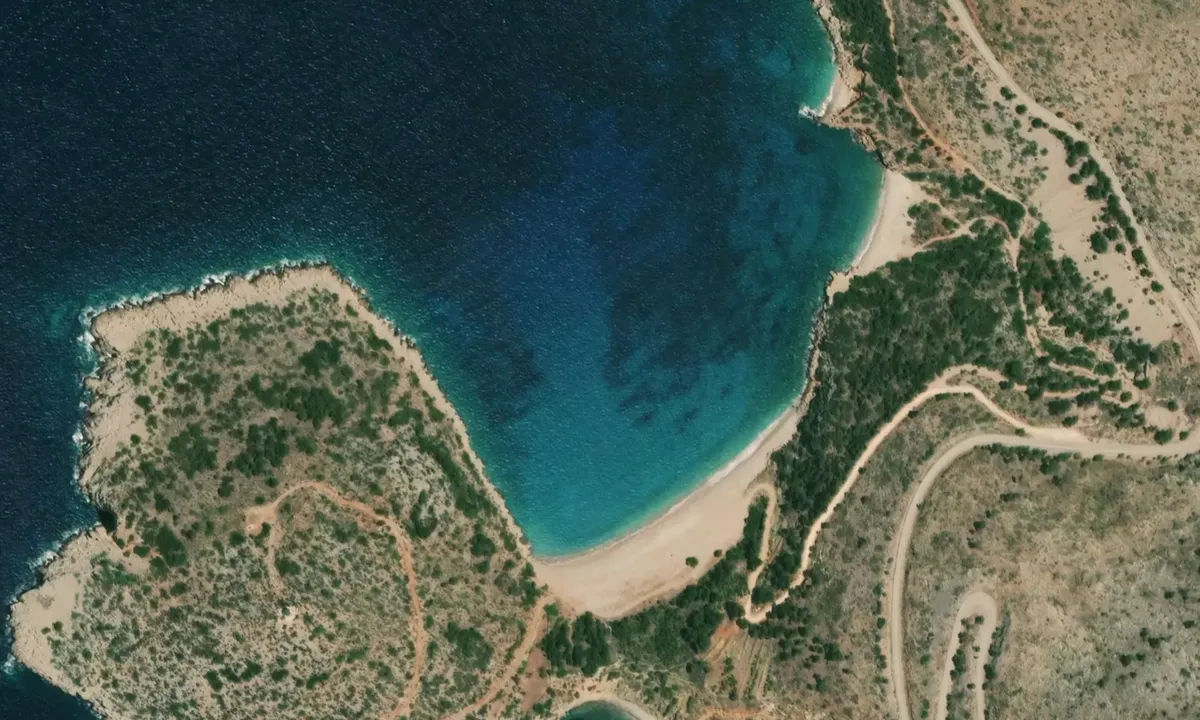 Flyfoto av Trachili Beach