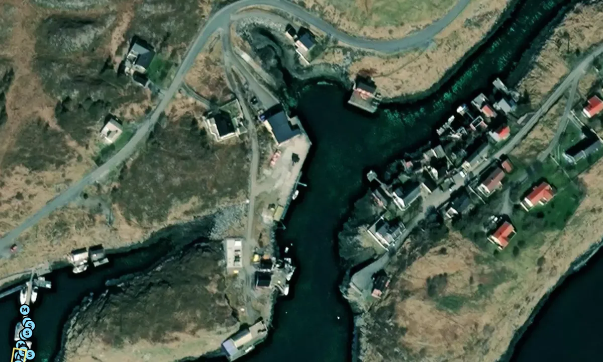 Satelite image of Træna - Husøy kommunale havn