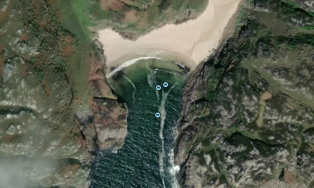 Satelite image of Traigh Ghael - Balfours Bay