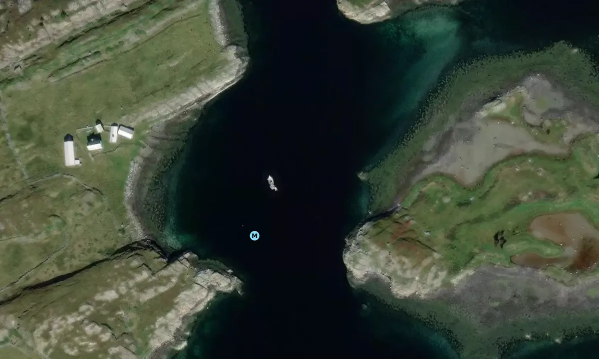 Satelite image of Tranøya - Vallersund