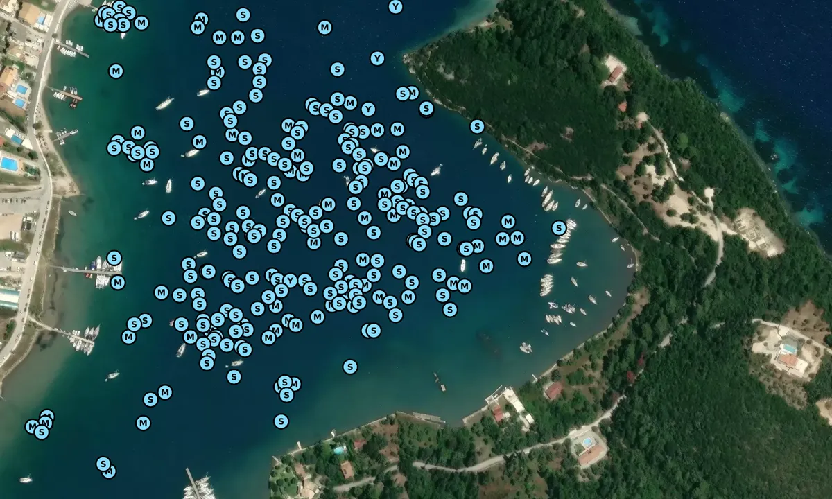 Satelite image of Tranquil Bay