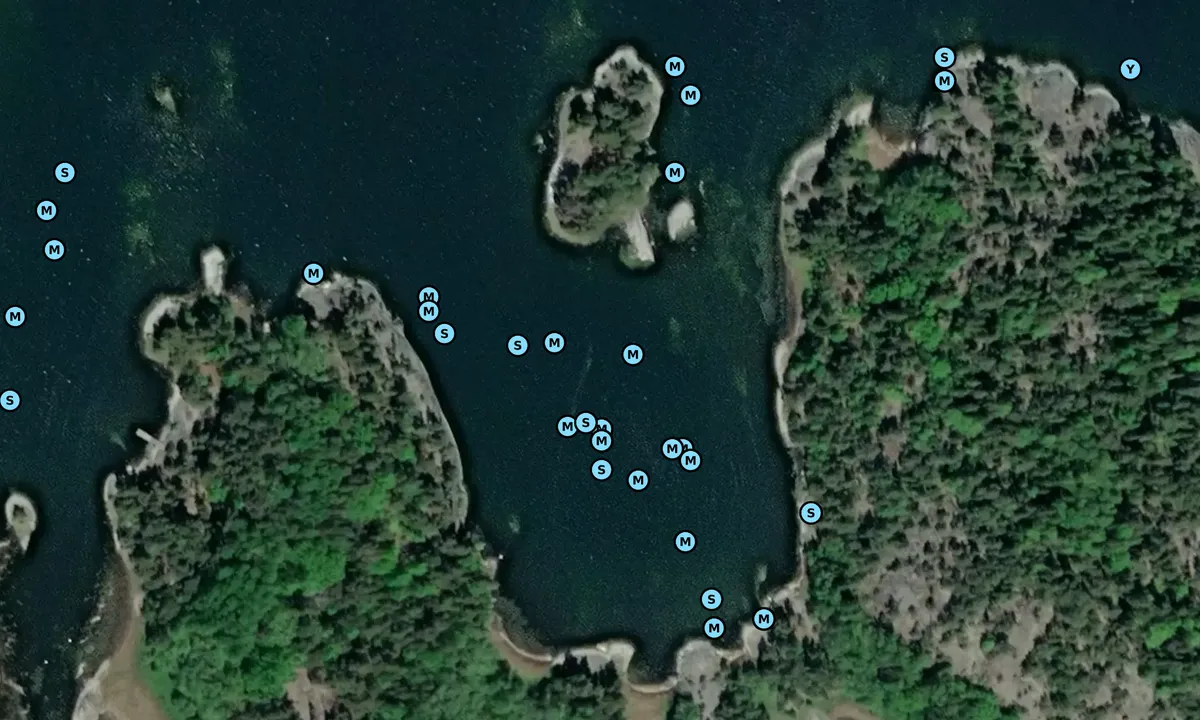 Satelite image of Träskö-Storö - Flakholmen
