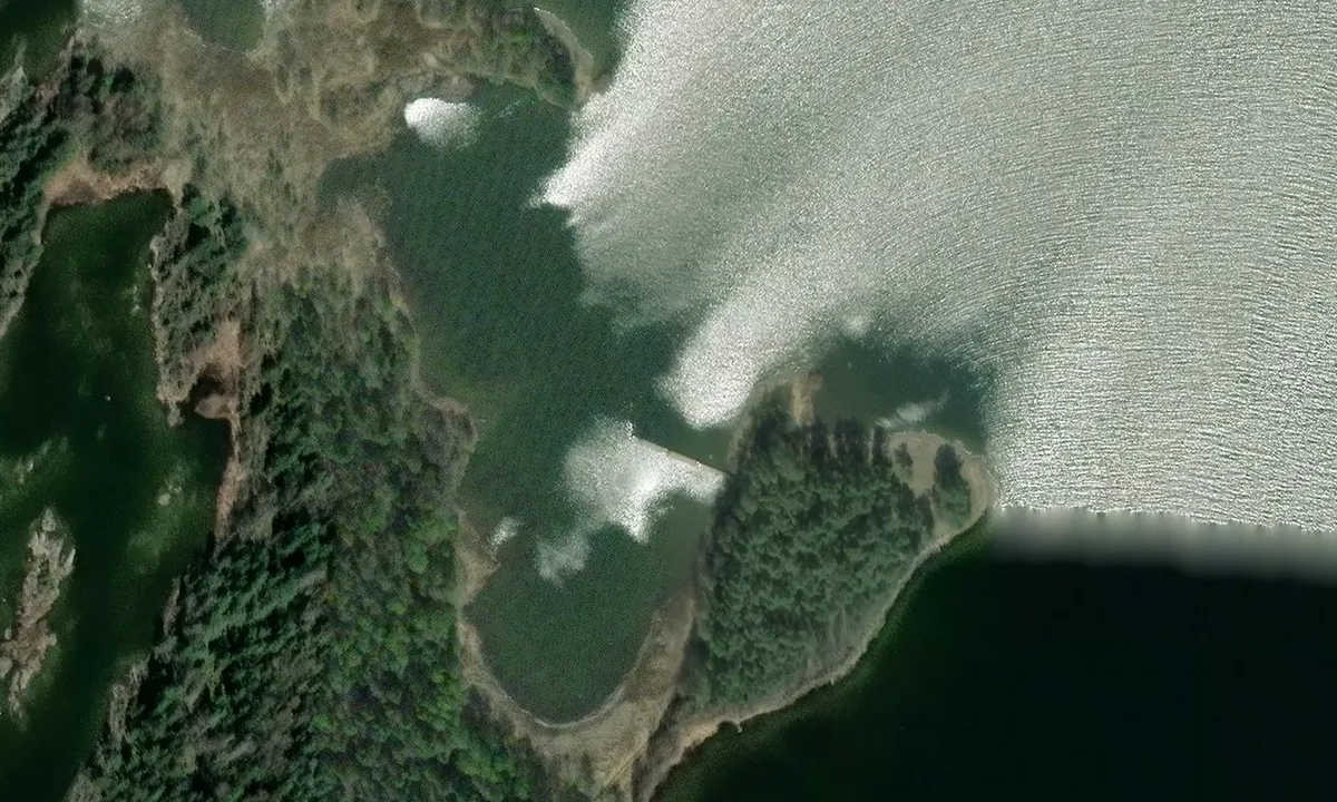 Satelite image of Trineholme