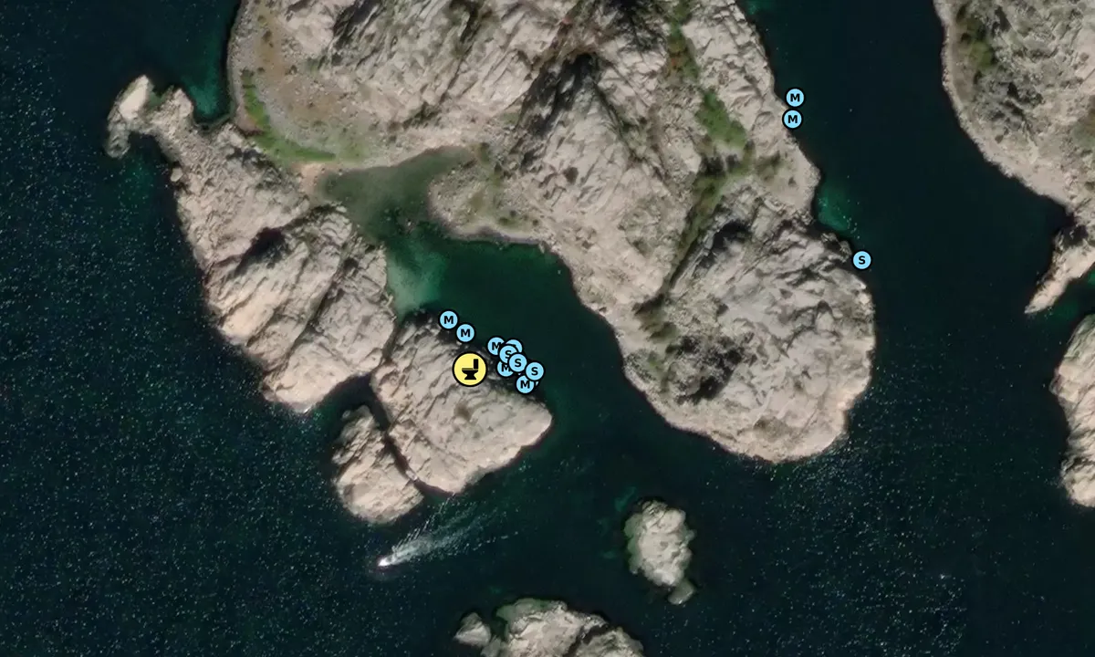 Satelite image of Trinisla - Gåsön