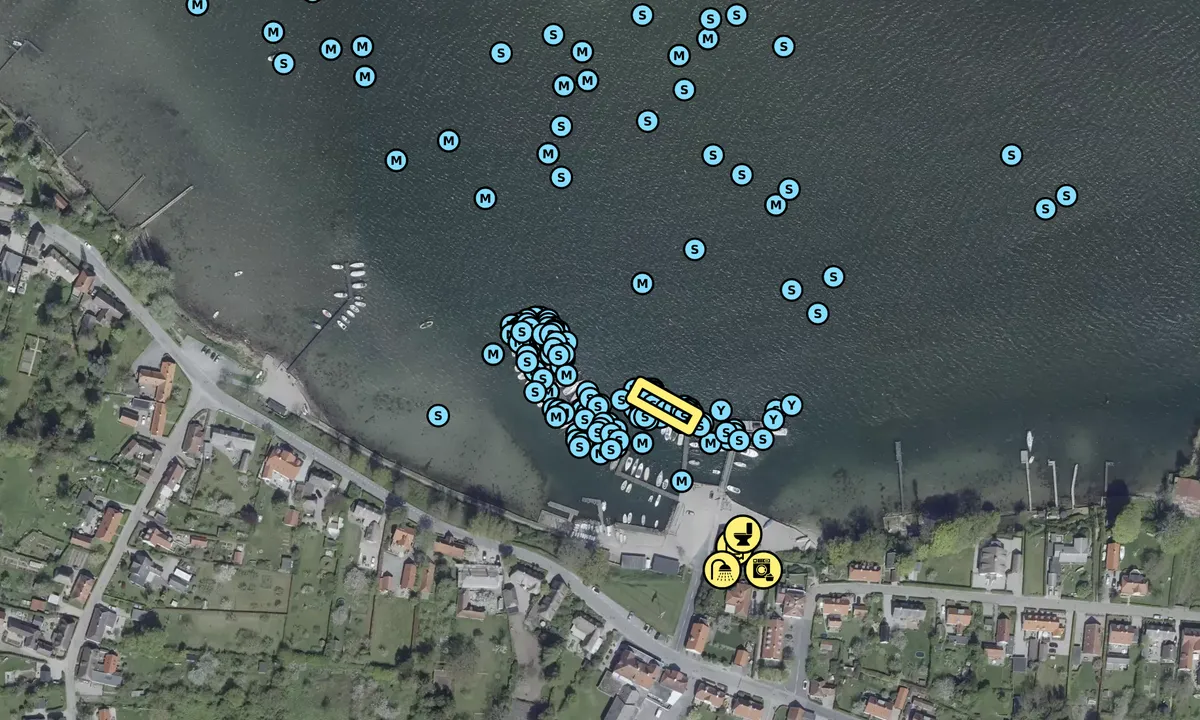 Satelite image of Troense Havn