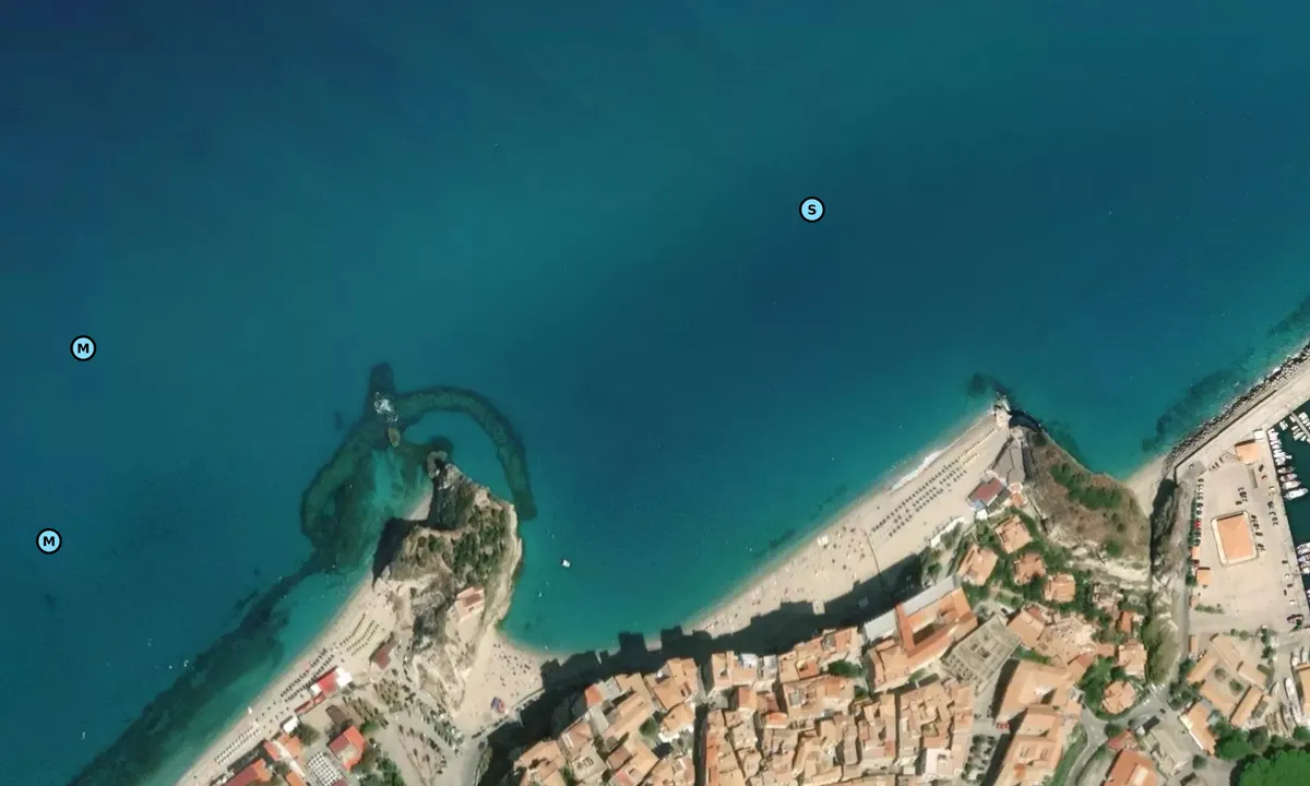 Satelite image of Tropea