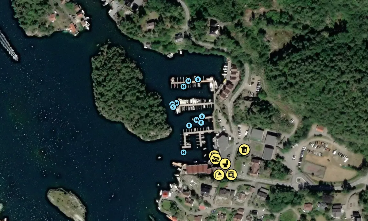 Satelite image of Trysnes Marina