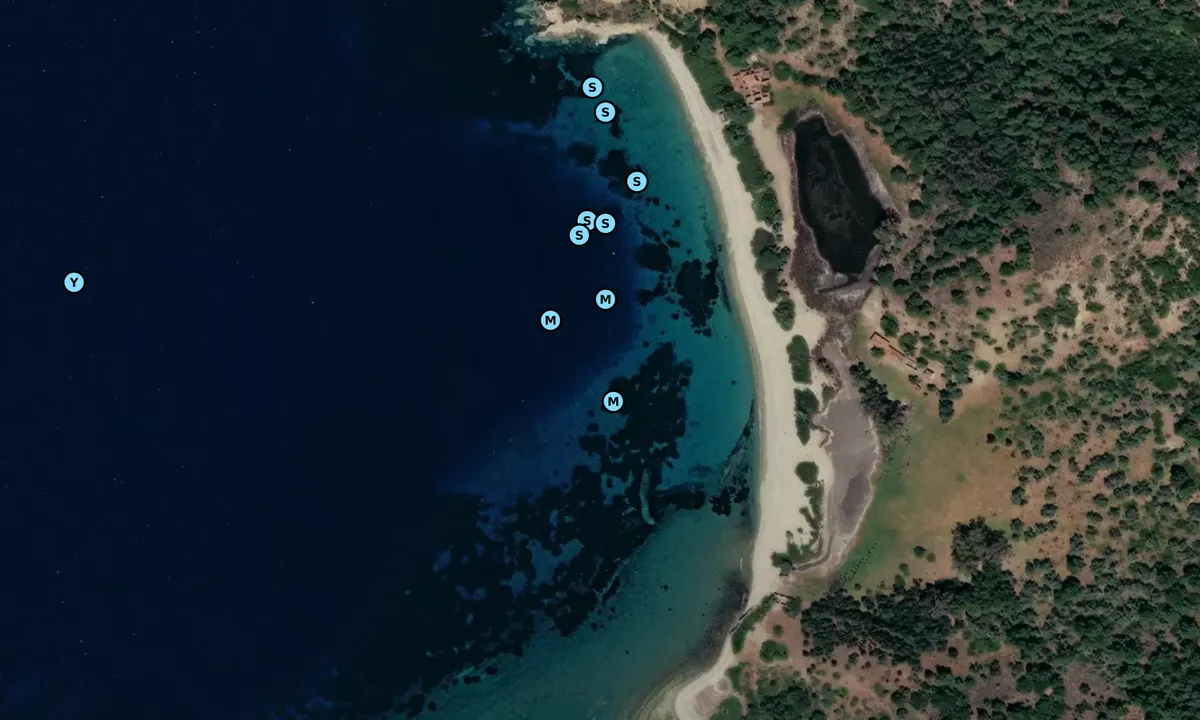 Satelite image of Tsoungria ouest/ Chester Bay