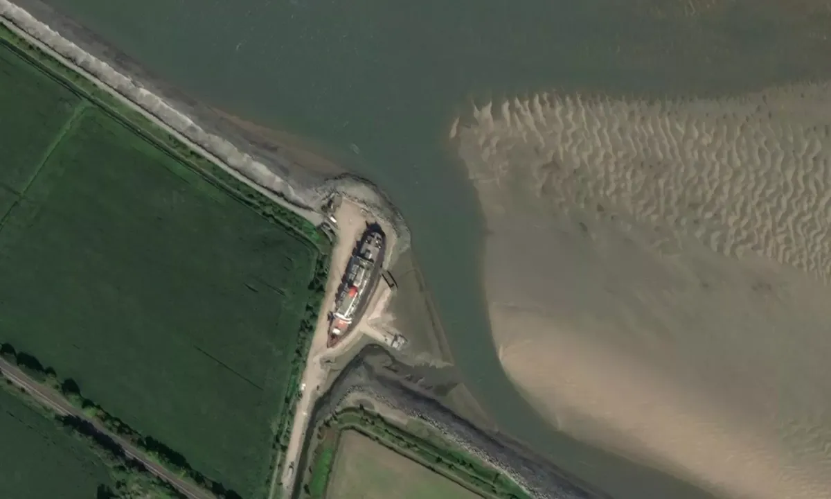 Flyfoto av TSS DUKE OF LANCASTER (Mostyn Funship)