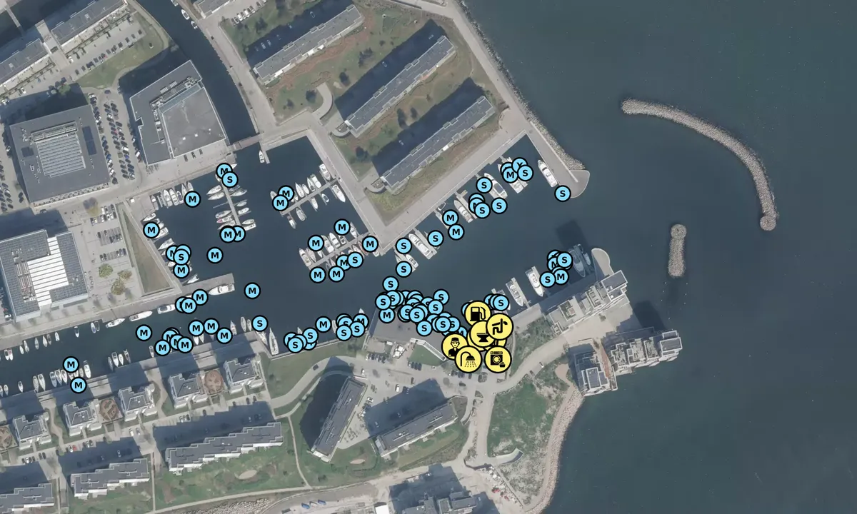 Satelite image of Tuborg Havn