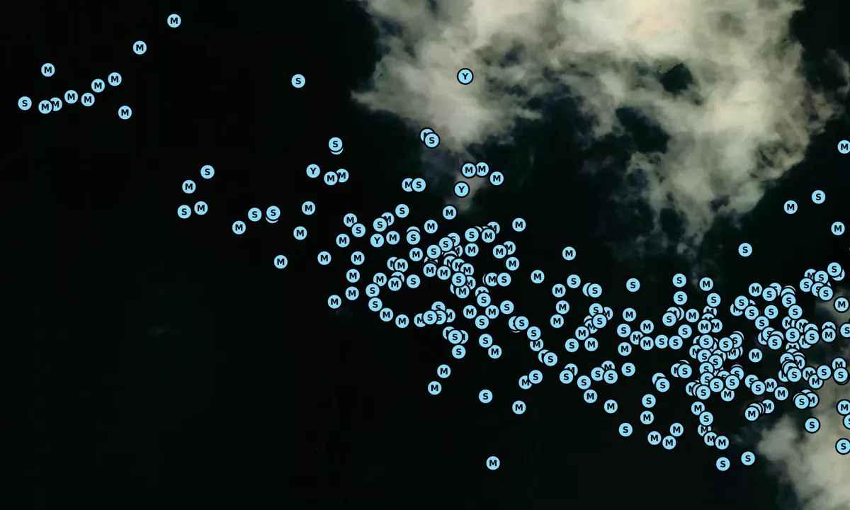 Satelite image of Tuckahoe Point