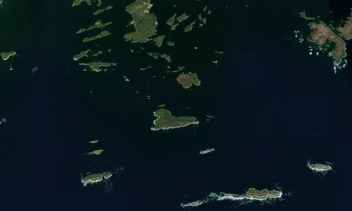 Flyfoto av Tuffin Island