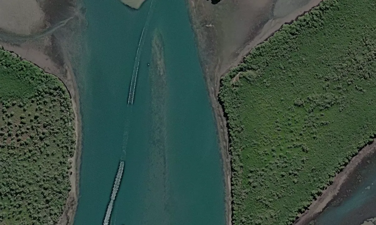 Flyfoto av Tuleen Island W