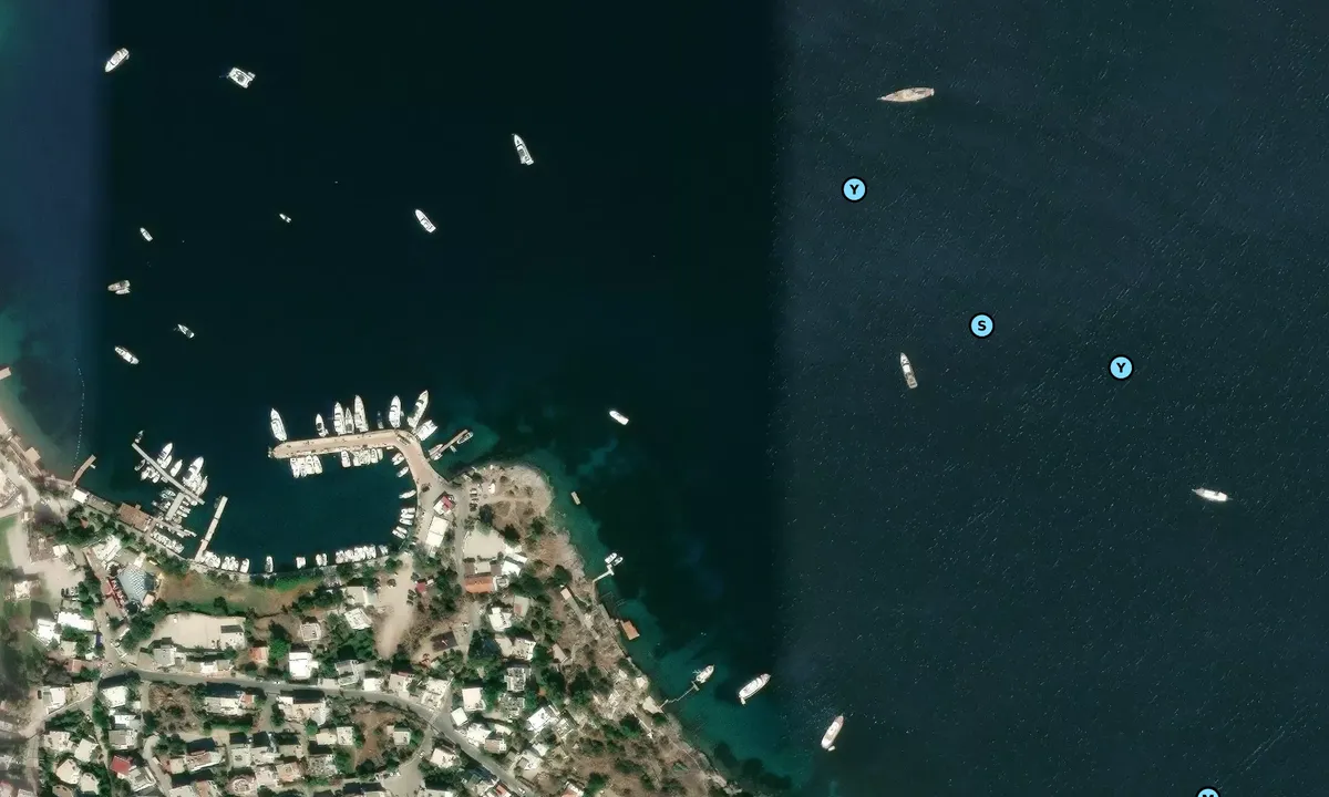 Satelite image of Türkbükü