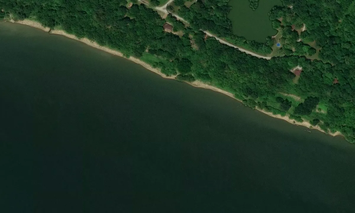 Satelite image of Turtle Point