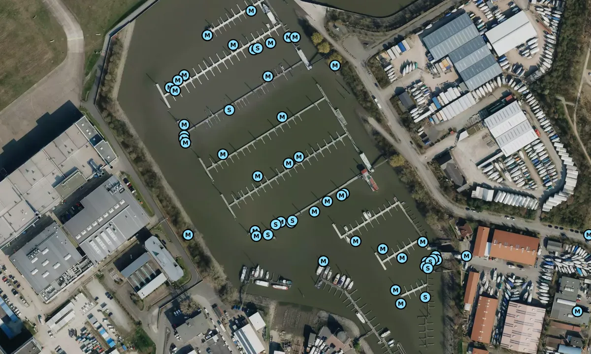 Satelite image of TuS Finkenwerder