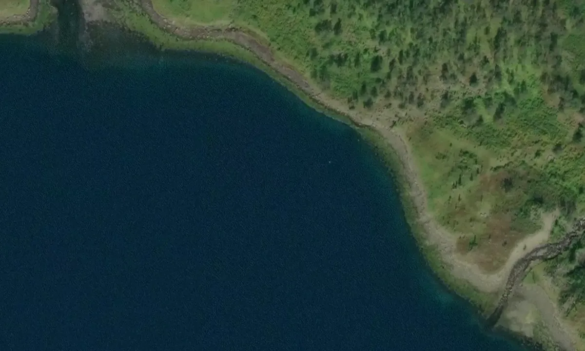 Satelite image of Tverrfjorden - Jøkelfjord