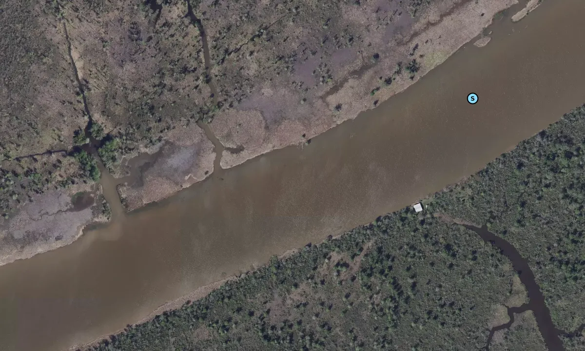 Satelite image of Twelvemile Island