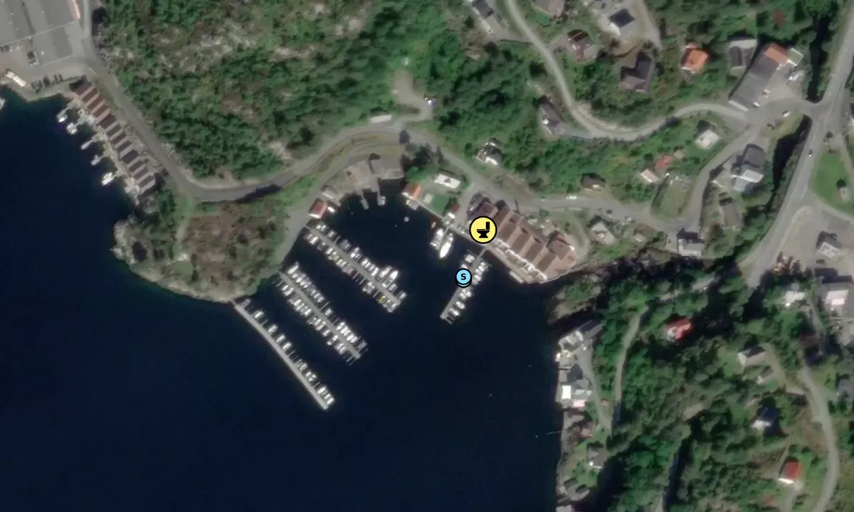 Satelite image of Tysnes Sjø og Fritid Gjestehavn - Uggdal