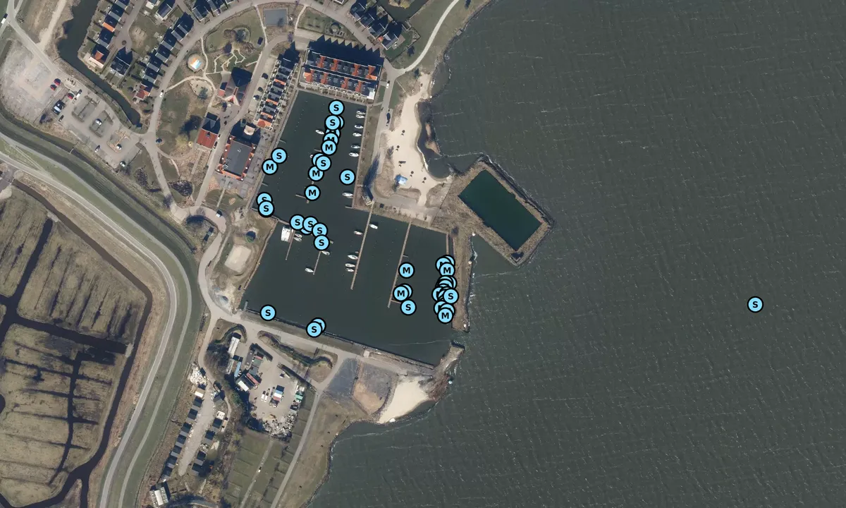 Satelite image of Uitdam Yacht Harbour