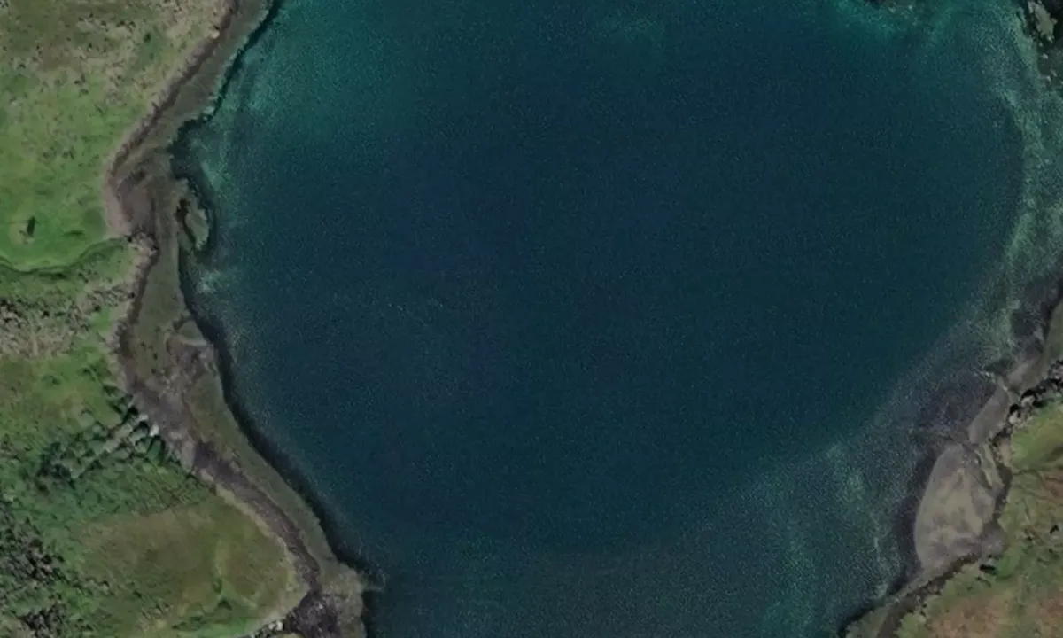 Satelite image of Ullsfjorden